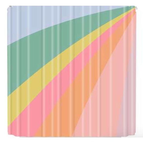 Society6 Sweet Rainbow Road Shower Curtain - Picture 1 of 2